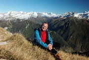 Quasi in vetta al MONTE SECCO (2293 m.) in solitaria con i camosci il 5 novembre 2012  - FOTOGALLERY